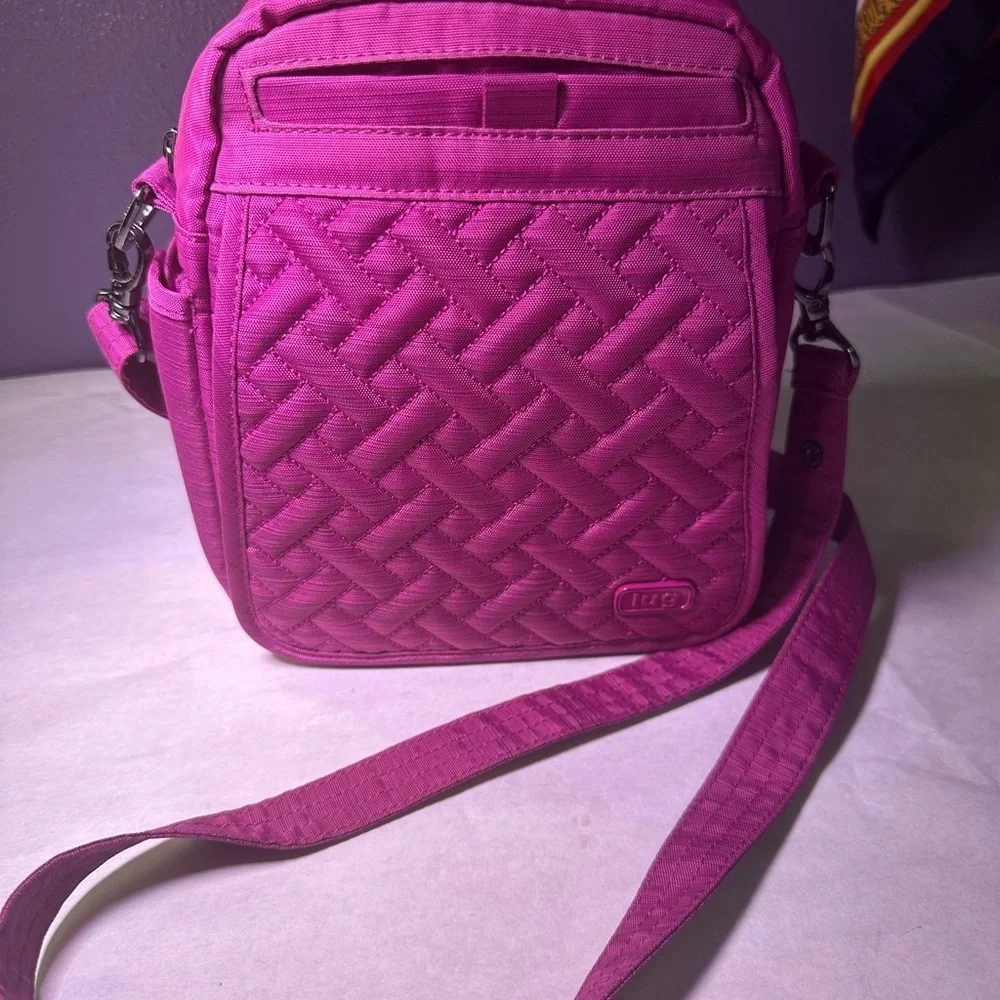 Lug Magenta Crossbody Bag